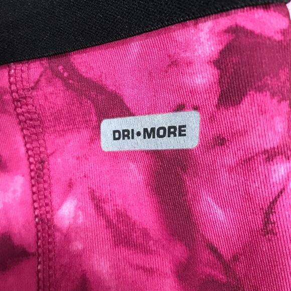 Danskin Now Dri-More Pink Tie-Dye Workout Shorts L - Picture 4 of 5